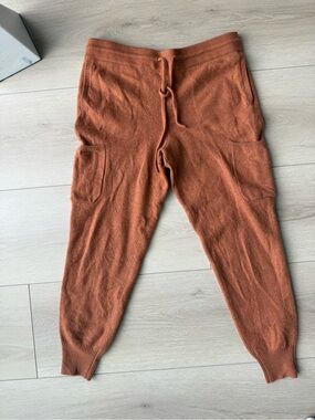 NAADAM Rust Orange Cashmere Pants - S